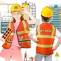 Handepo Construction Worker Costume Kids Hard Hat