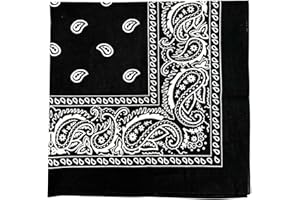 MDSTYLE Extra Large Bandana 27” x 27” 100% Cotton for Men & Women Paisley Handkerchief Headband Scarf Jumbo Bandanas