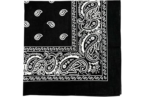 MDSTYLE Extra Large Bandana 27” x 27” 100% Cotton for Men & Women Paisley Handkerchief Headband Scarf Jumbo Bandanas
