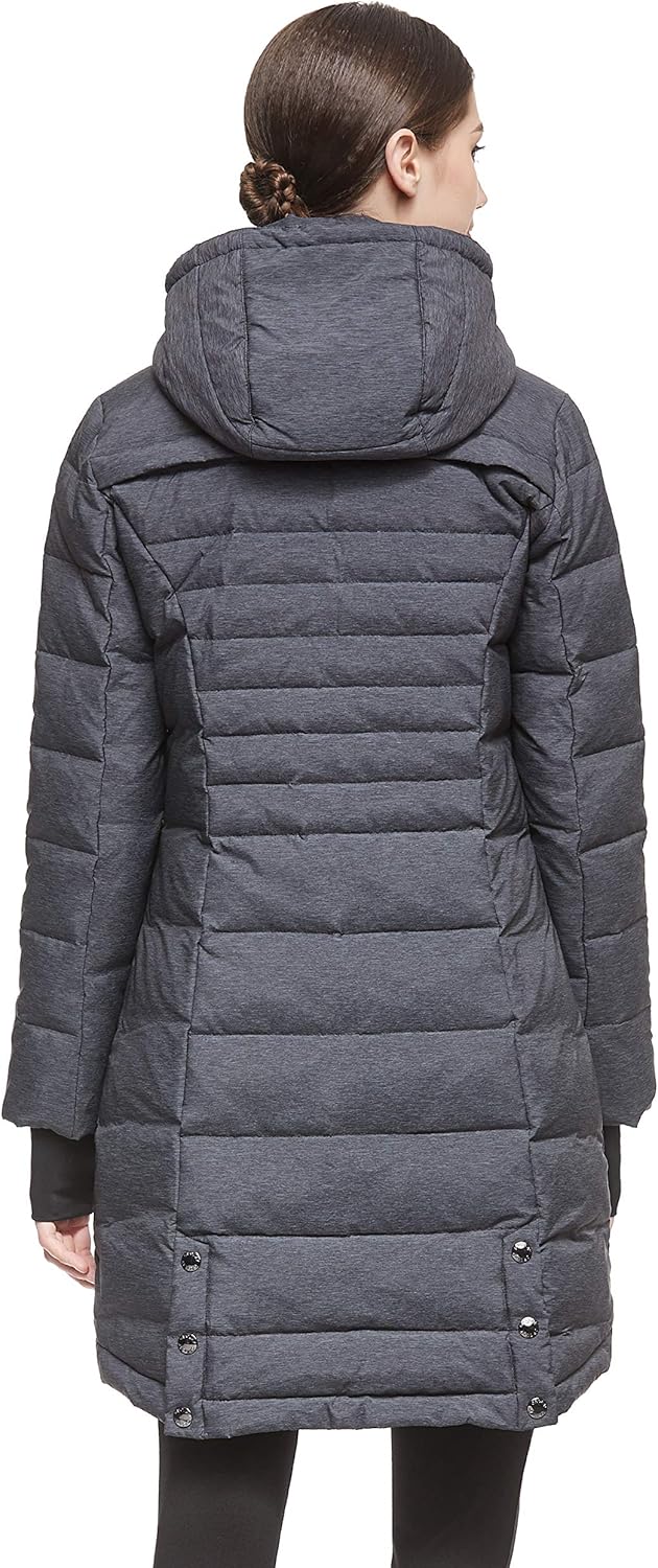 Orolay Women's Down Jacket Coat Mid-Length: Clothing