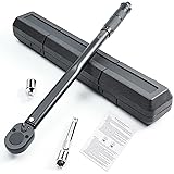 KOOPOOL 1/2 Drive Click Torque Wrench, 10-150