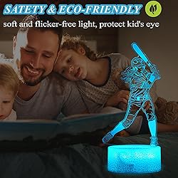 Softball Gifts for Girls, Baseball Night Light, 3D