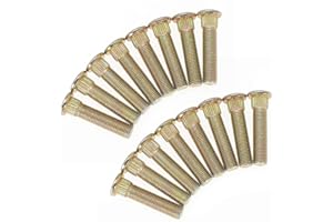 DERIDI Front Wheel Stud for Polaris for Ranger for Crew for RZR for Sportsman for Trail ACE XP XP4 RZR 4 570 700 800 900 2002-2022 Replace 7517871, 3/8" x 24 Thread x 1-3/4" Long (16Pcs)