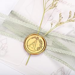 Yoption Letter Wax Seal Kit, Vintage Initial