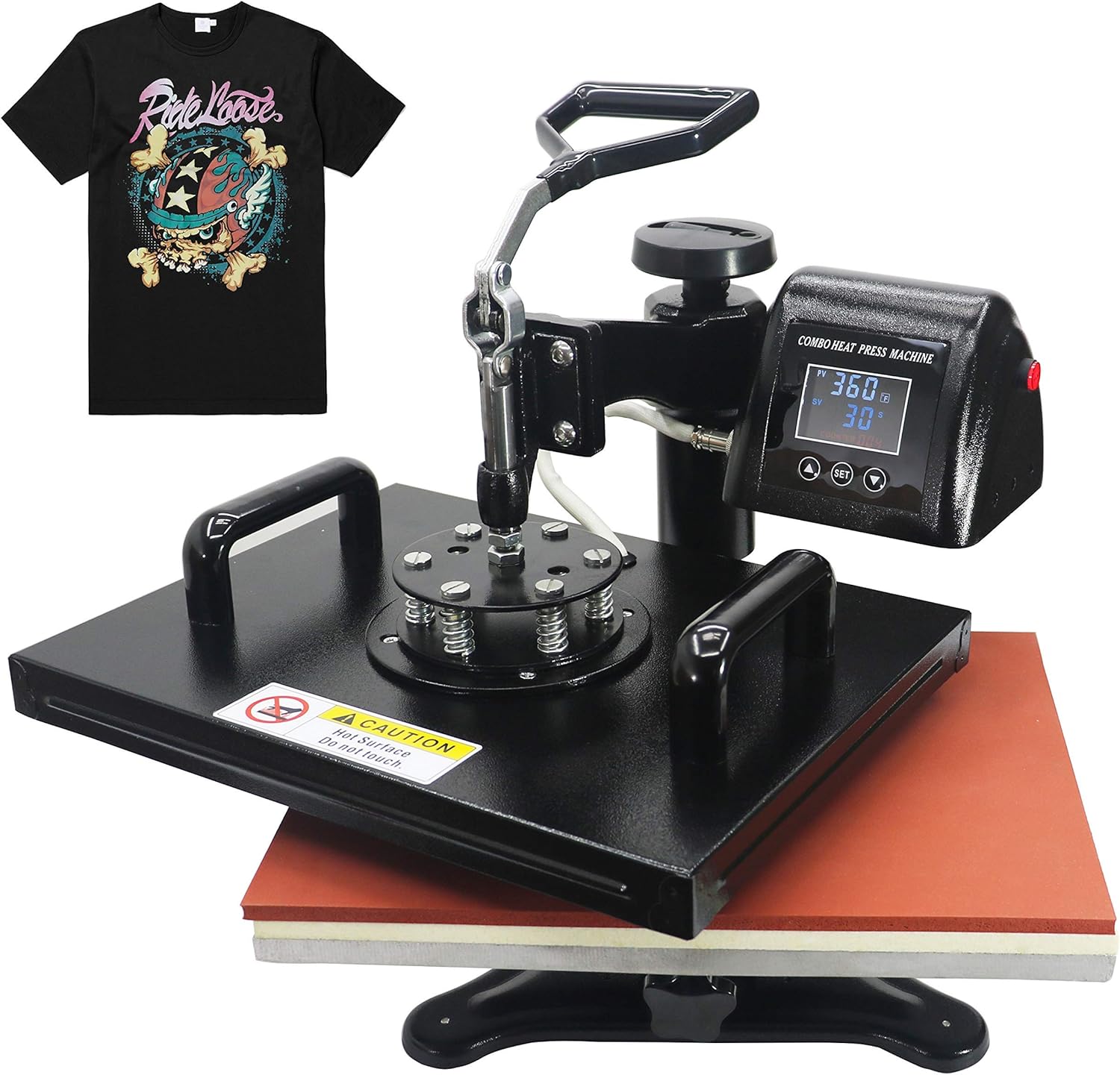 royal press combo heat press machine