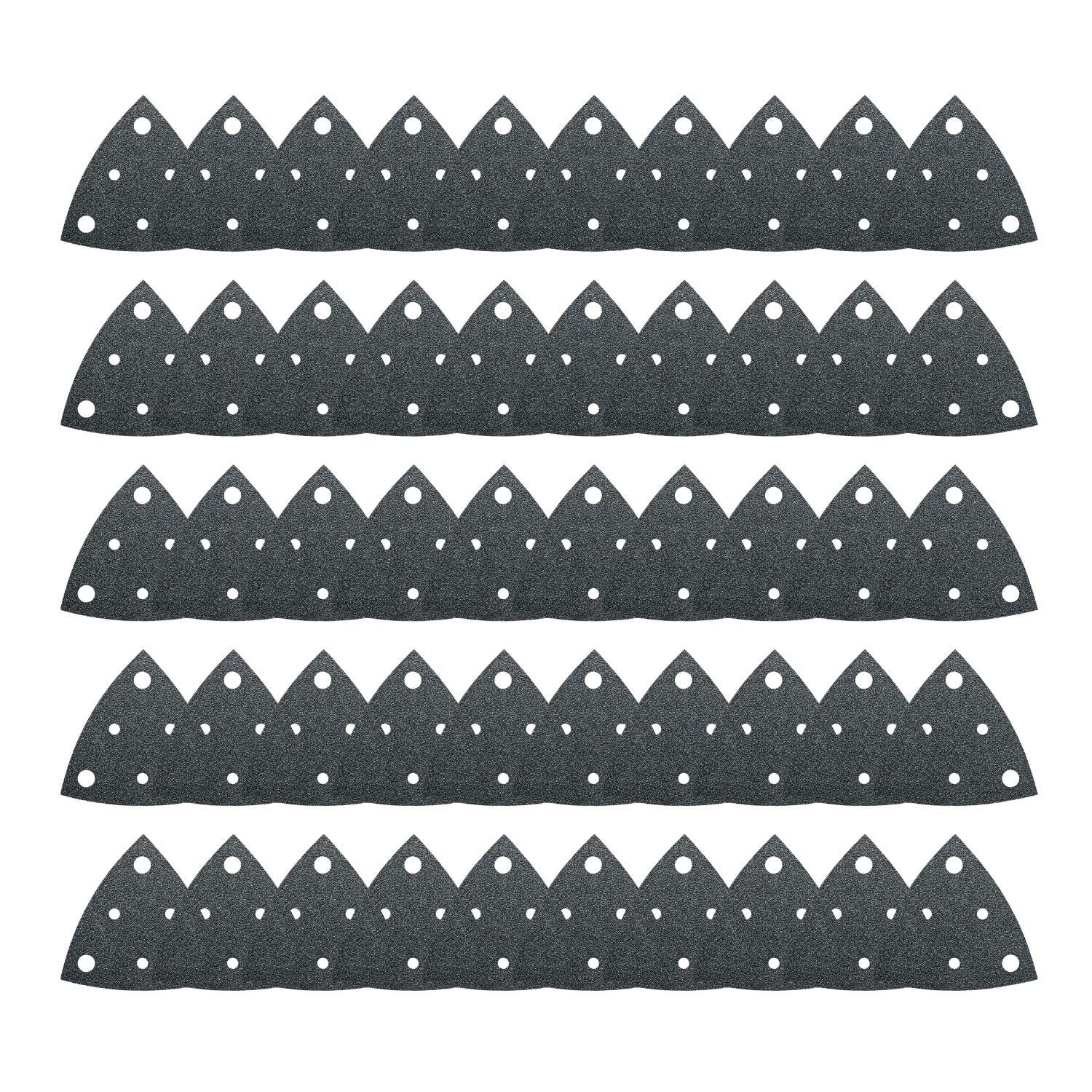 FEIN 63717110015 Perforated Triangle G80 Sanding Sheet, Multi-Colour