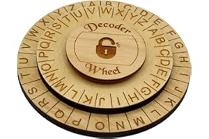 CREATIVE ESCAPE ROOMS Super Secret Spy and Detective Decoder Wheel for All Ages