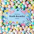 54 Pack Handmade Bath Bombs – 11 Vibrant Colors & 9 Unique Scents, Long-Lasting Fizzy Bubbles & Colorful Magic, 7-Minute Dissolve for Relaxation, Perfect for Birthdays & Summer Self-Care