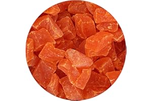 HAMPTON DISTRIBUTION Dried Papaya Chunks, 1 Pound Bag, The Hampton Popcorn & Candy Company