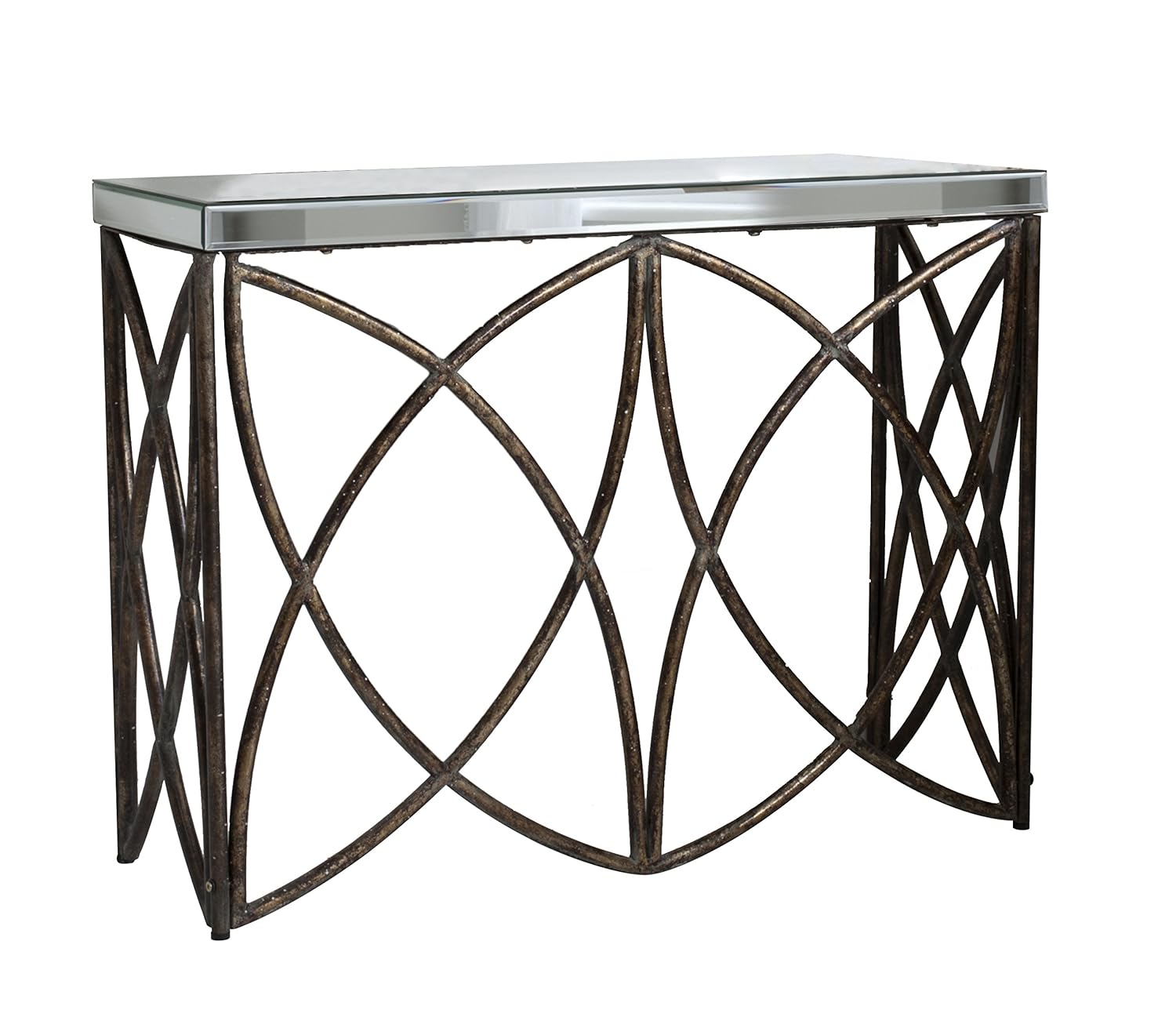 Gallery Direct" Beckfield Console Table, Bronze 36x102x76 cm Amazon.co