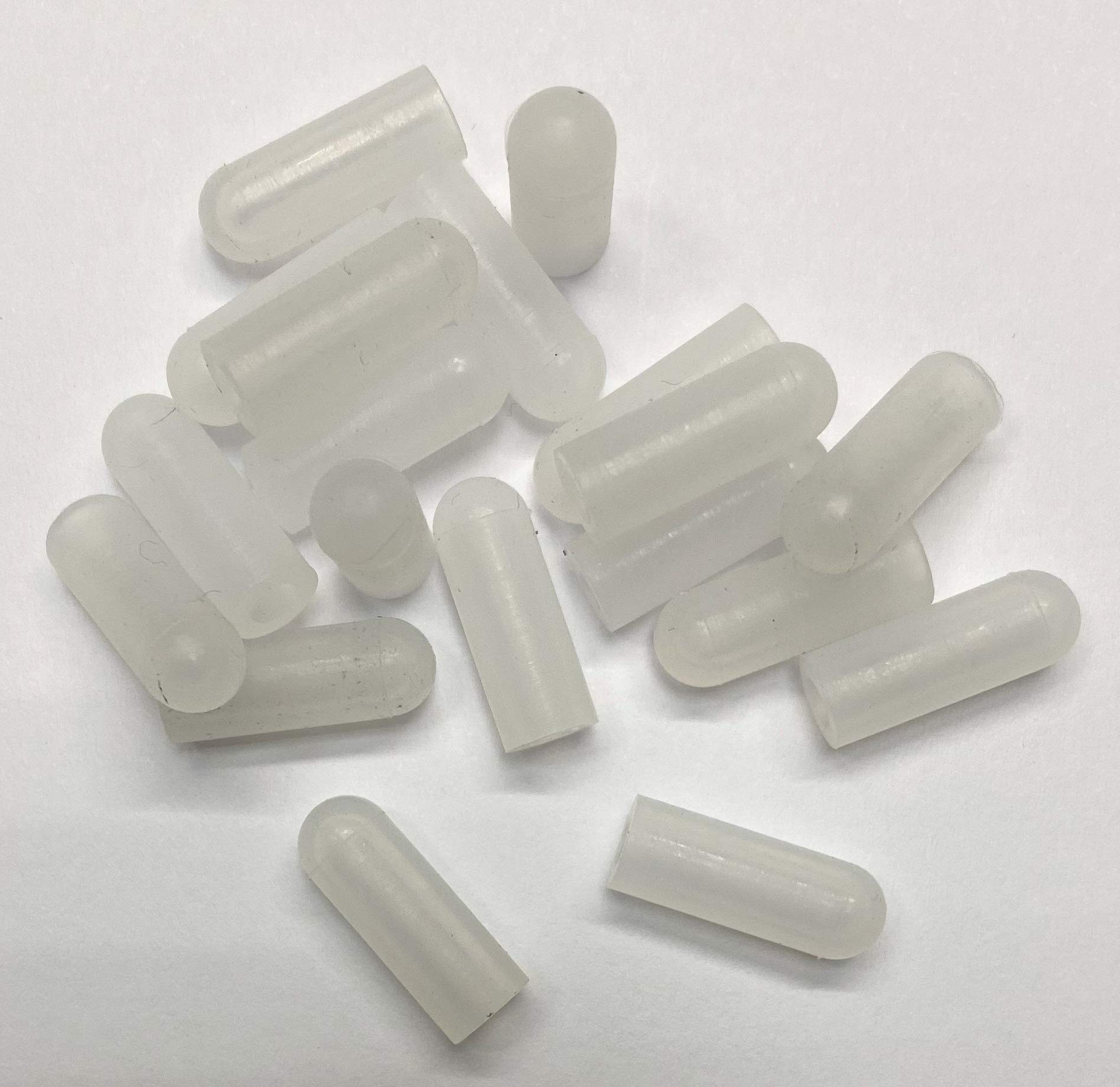 dexierp Protection Force Round Cap For 9/64" 3.5mm OD (Pack of 50) Pipe Post Tube End Cover 6-32 UNC 6-40 UNF M3.5 Screw Thread Protectors Elastic Silicone Rubber