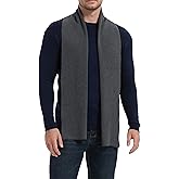 Mens Winter Scarf Soft Warm Long Cashmere Scarf Long Stylish Solid Color Scarves for Men