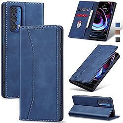 Jasonyu Flip Wallet Case for Motorola Edge 5G