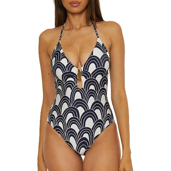 Trina Turk Women's Standard Wailea Reversible High Neck One