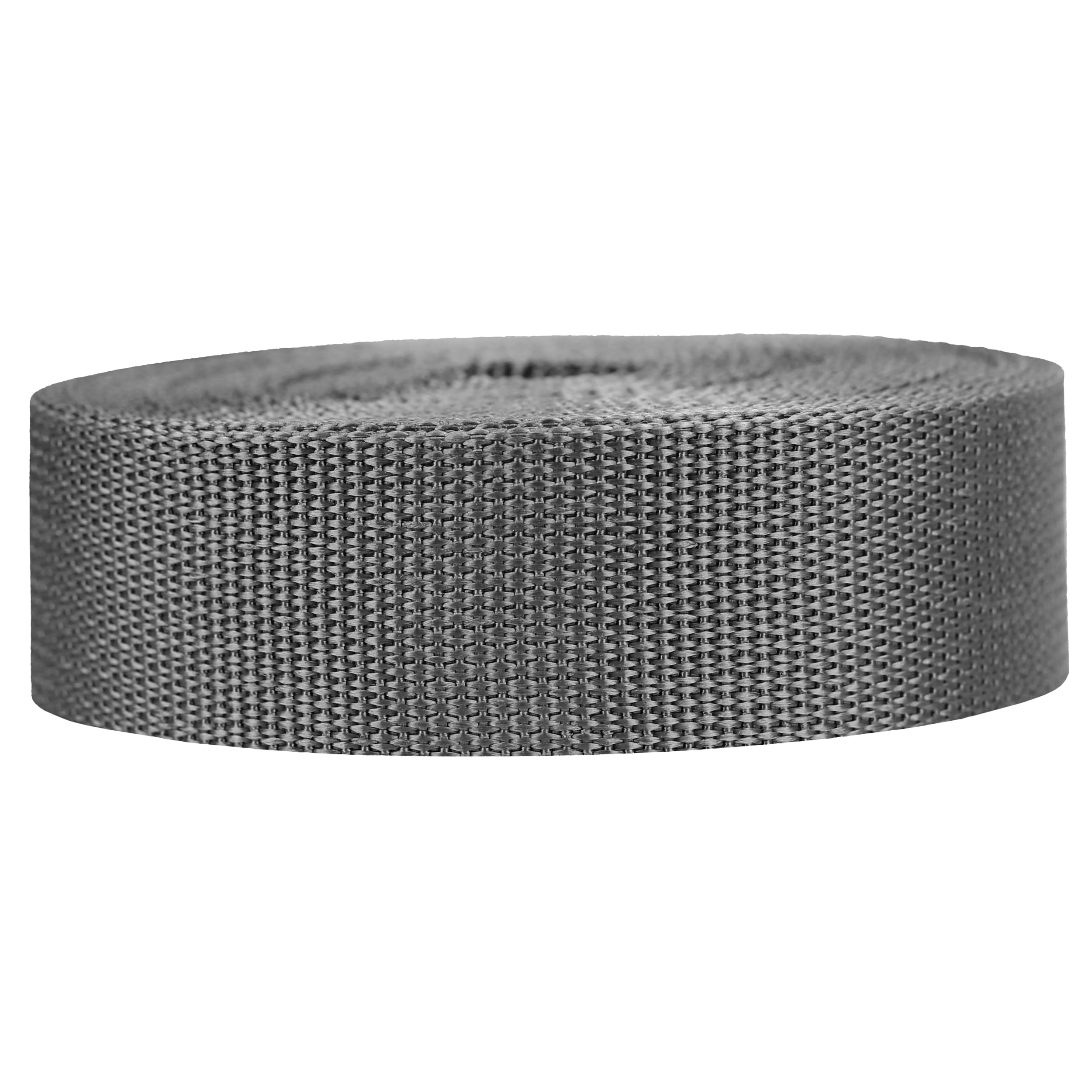 Strapworks Lightweight Polypropylene Webbing - Poly Strapping for Outdoor DIY Gear Repair, Pet Collars, Crafts – 1.5 Inch x 10 Yards - Charcoal