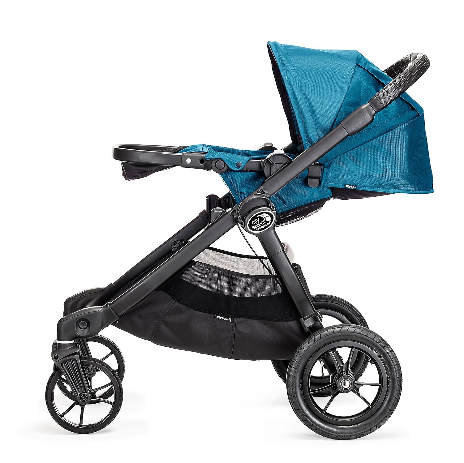 city select double stroller teal