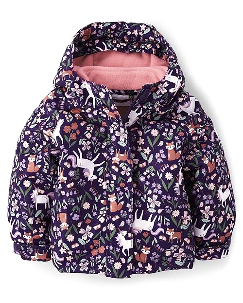 The Children's Place,And Toddler Heavy 3 in 1 Winter Jacket,Wind-resistant Water-resistant Shell,Fleece Inner,4T