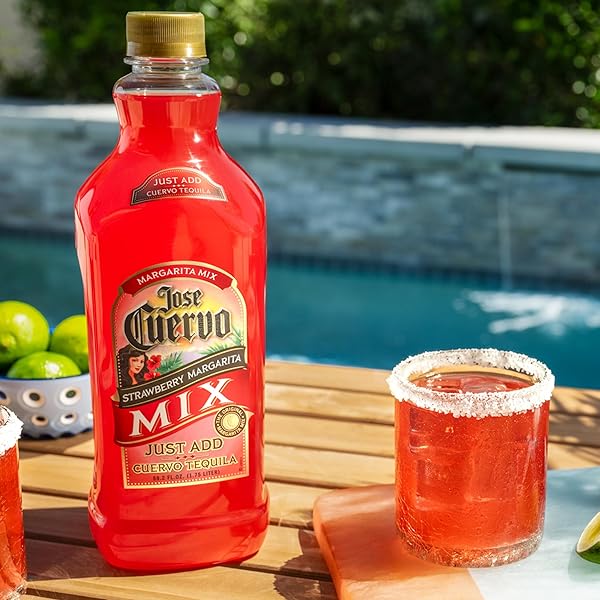 JOSE CUERVO STRAWBERRY LIME MARGARITA MIX, 59.2 FL OZ