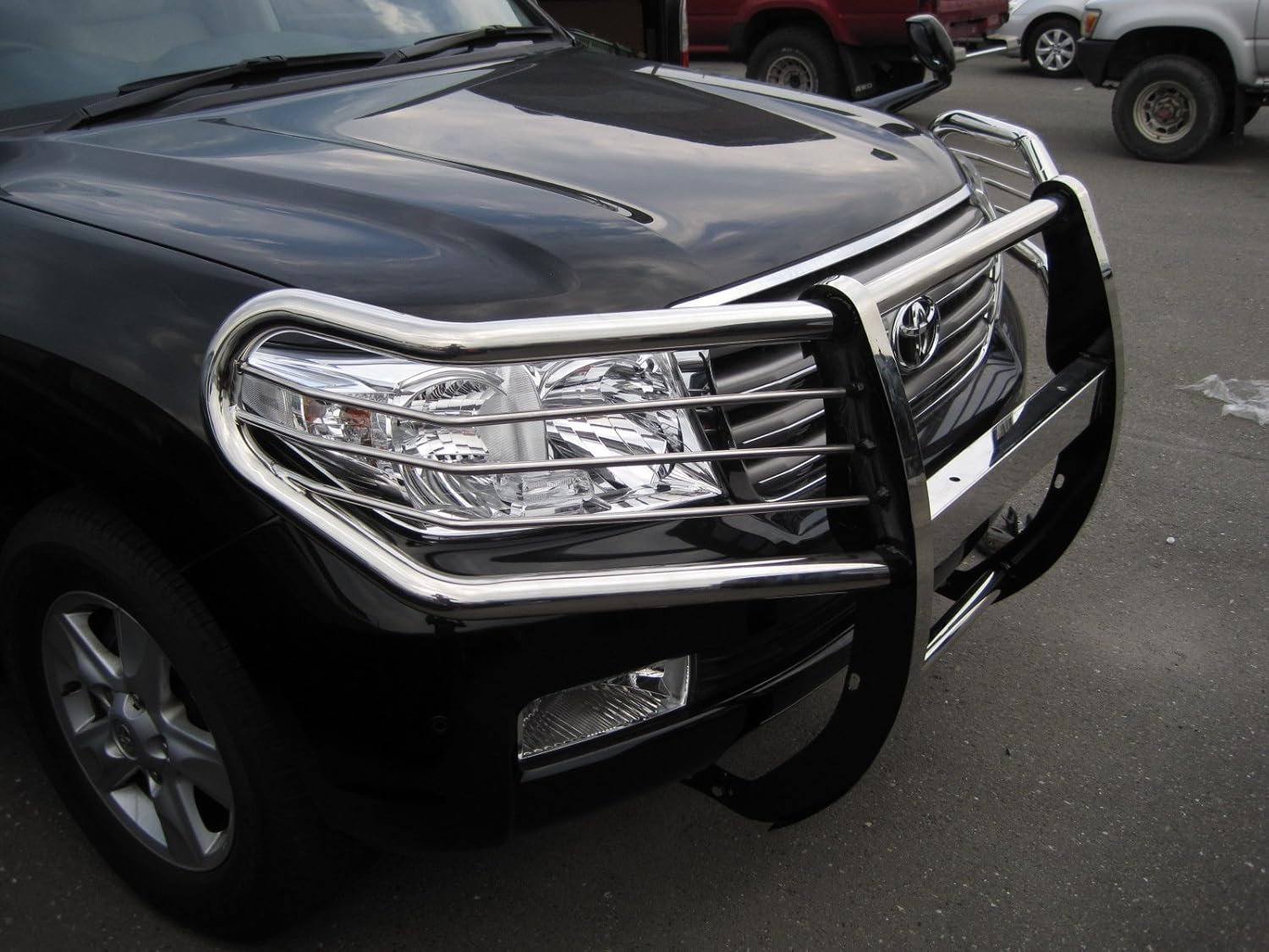 宅送 Brightz ランドクルーザー 0系 超鏡面ステンレスメッキラジエターガード Gri Gua 008 ランクル グリルガード 5817 B007pz4hu2 楽天 Bethlehemfairtrade Org