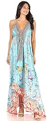 Sakkas 1817 - Lizi Womens Maxi High-Low Halter