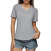 kakola Workout Tops for Women Loose Fit Short Sleeve Shirts Crew Neck Athletic Yoga Basic T Shirts