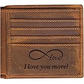 Engraved Personalized Wallet For Men - Gift For Boyfriend, Husband