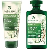 FARMONA Herbal Care: Horsetail shampoo (330 ml) &amp; Horsetail conditioner (200 ml) - for damage hair. Product from Poland.