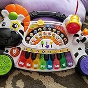 zebra piano toy