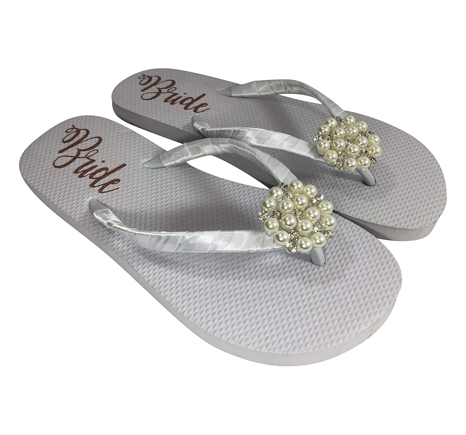 silver and pearl sandals