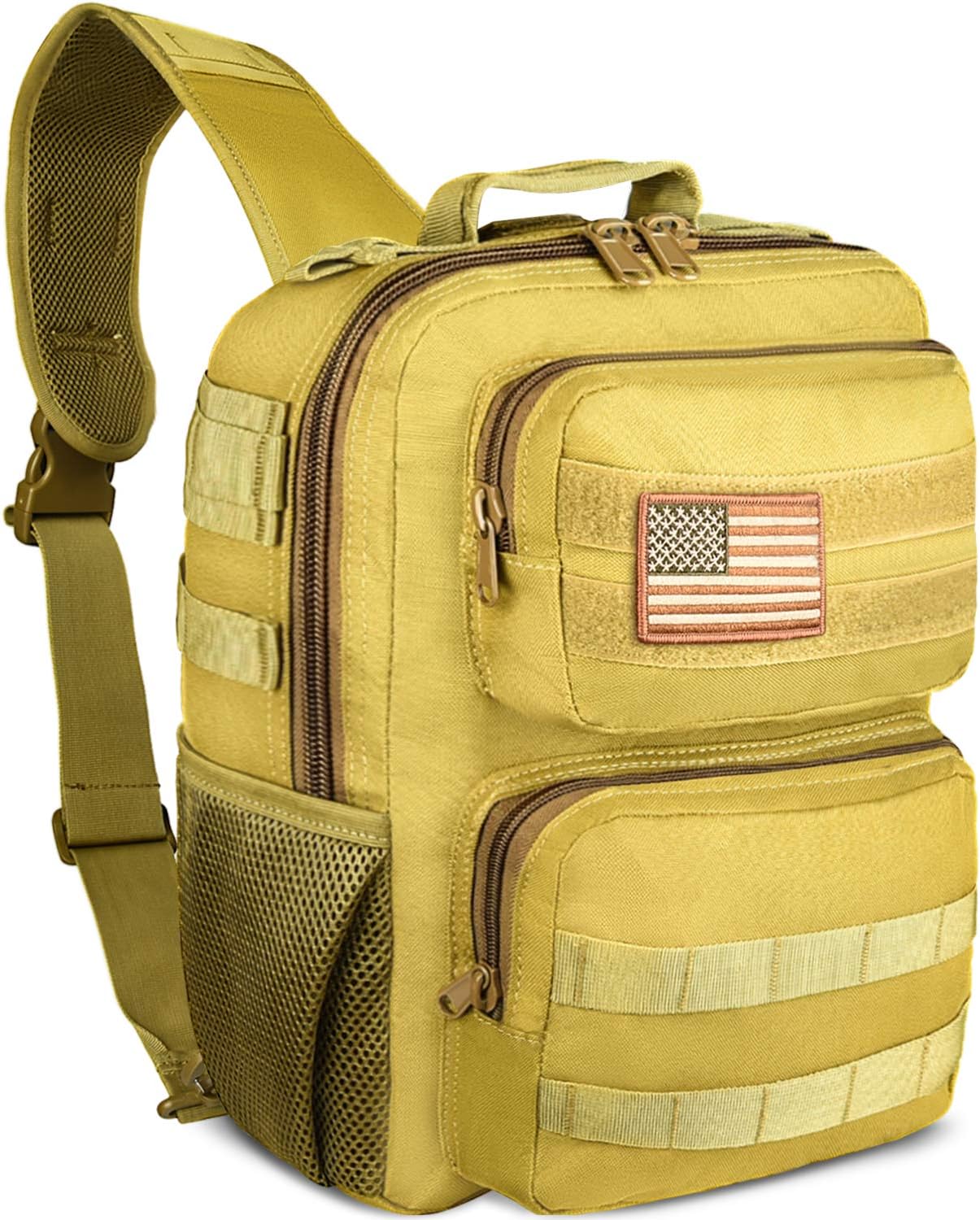 NOOLA Tactical Sling Bag Pack Military Rover Shoulder Sling Backpack Molle Pack Assault Range Bag