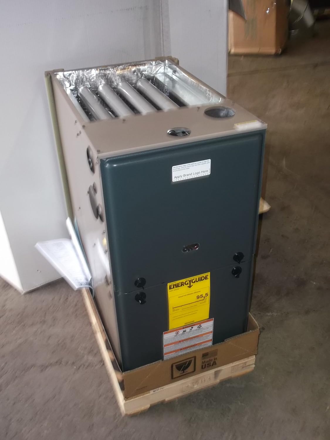 York Evcon 60, 000 BTU 1 Stage 95 3 Ton Multiposition Gas Furnace