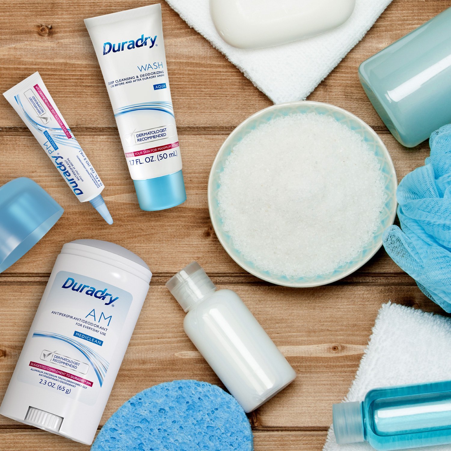 Duradry 3-Step Protection System - Prescription Strength Antiperspirant Deodorants Specially Formulated For Excessive Sweating or Hyperhidrosis. Block Sweat and Odor : Beauty