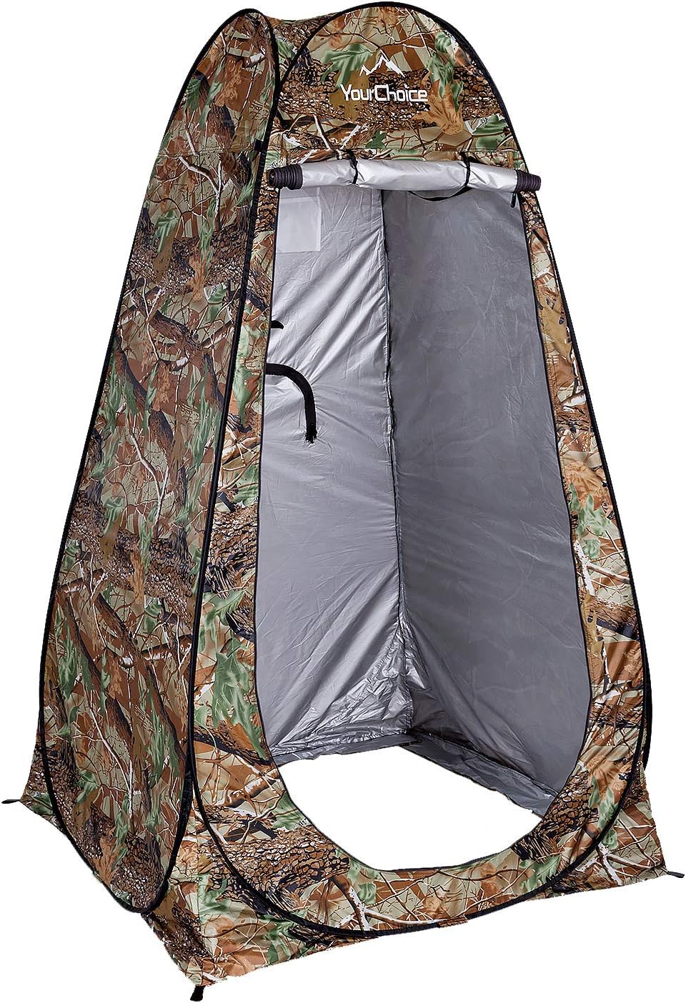Your Choice Pop Up Camping Shower Tent, Portable Changing Room Camp Shower Toilet Privacy shelter Tents for Outdoor and Indoor, 6.2FT Tall - Color Orange: Sports & Outdoors