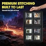 ProCase Top Loader Binder for Cards 144 Card 3x4 Pockets Black view 6