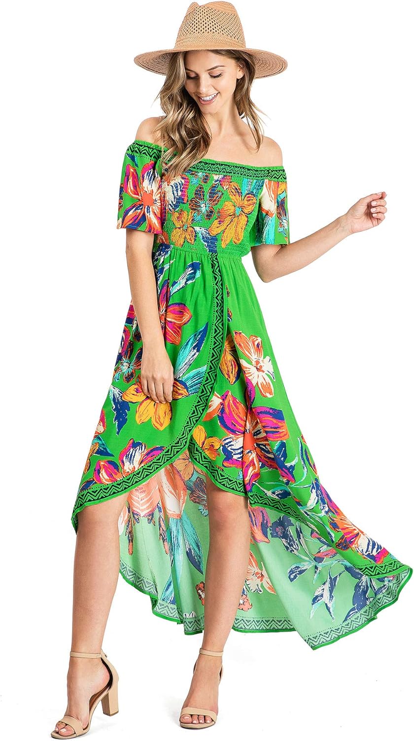 jealous tomato floral wrap dress