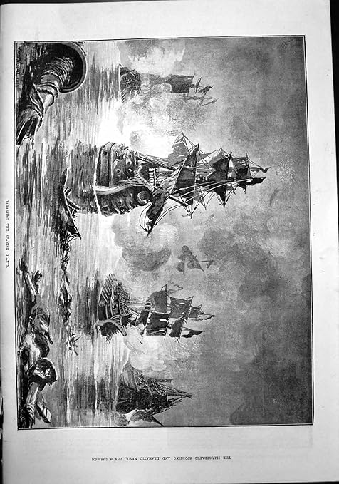 Amazon 勝利 18 を祝う無敵艦隊の悩ませるスペイン語ジャイアンツの旧式な印刷物 アートフレーム ポスター オンライン通販