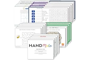 Handmoto Adult Memory Games Brain Health - Our Memory Activity Book for Seniors is Relaxing and Enjoyable - Our Relaxing Coloring Book for Adults is Easy to use with Our Whiteboard, 9x12