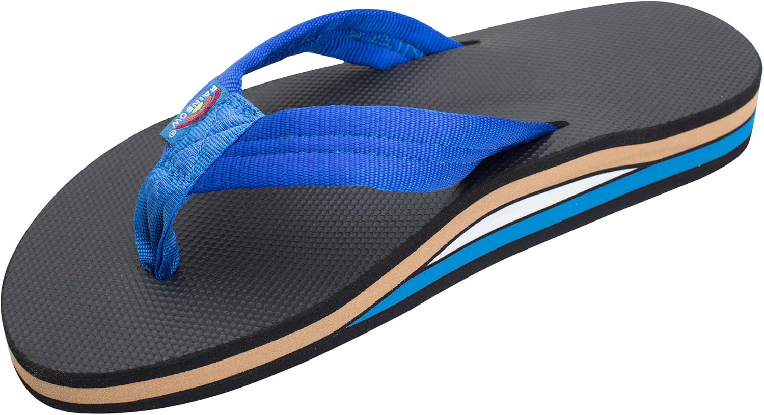  | Rainbow Sandals Men's Double Layer Soft Top 1" EVA Rubber Filled Nylon Strap | Sandals