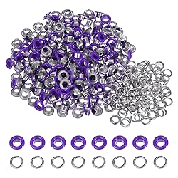 HARFINGTON 200 Set Color Round Grommets 5mm