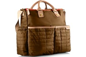 Designer Diaper Bag, by Maman With Matching Changing Pad