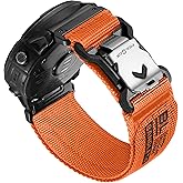 Bandletic Compatible with Garmin Fenix 7X Pro Band - 26mm Quick Fit Sport Strap with Magnetic Fidlock V-Buckle for Fenix 8 51mm/7X/6X/6X Pro/5X/5X Plus/3 HR/Tactix/Enduro/Instinct 2X/Quatix 3 6X 7X