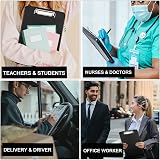 Pechor A4 Clipboard with Storage Plastic Clip Board Waterproof Black view 6
