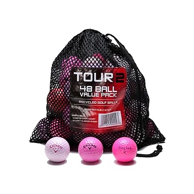 48-Pack Recycled B Grade Golf Balls in Mesh Bag Zambia Ubuy