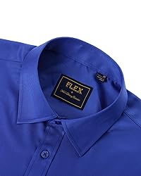 J.VER Men's Dress Shirts Solid Long Sleeve Stretch