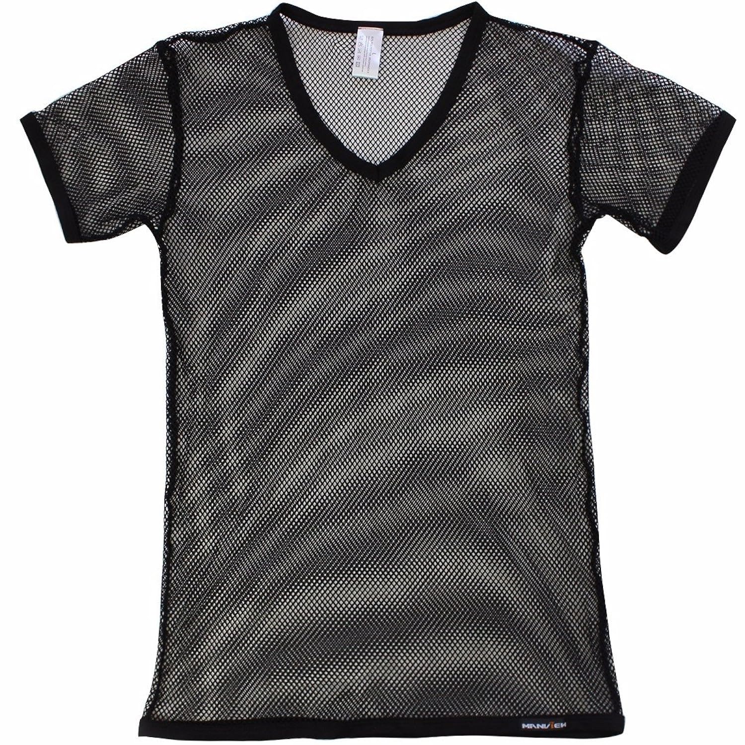 camisa transparente hombre