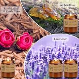 TOFU Scented Candles Gift Set 4 x 200g Soy Wax Glass Jars view 8