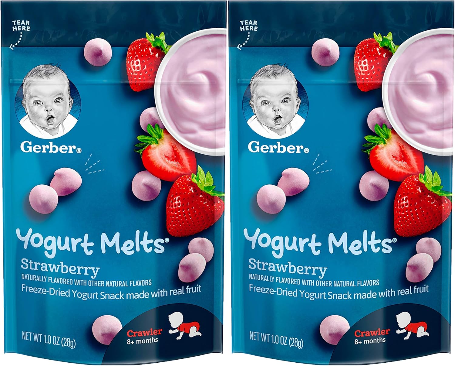 gerber yogurt melts strawberry