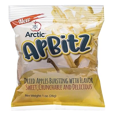 Arctic Golden ApBitz Dried Apples - Apple Snack - 1 oz 12 count