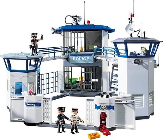 playmobil comisaria con prision