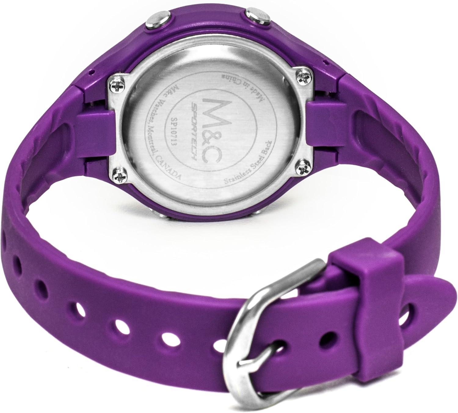 Sportech Women's | Purple Thin Band Water Resistant Swim Sport Watch | SP10713: Watches